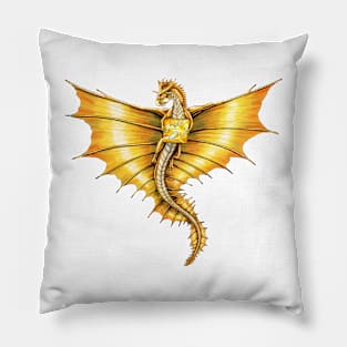 D&D Ancient Gold Dragon Pillow