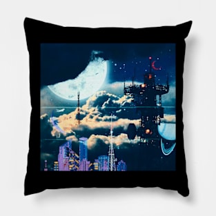 Asteroid City Skyline Pillow