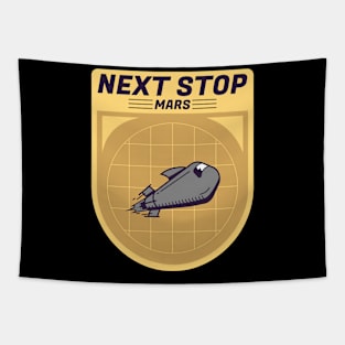 Next Stop Mars Tapestry