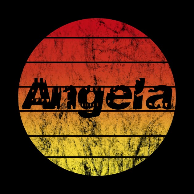 Name Angela Vintage Sunset by BK55