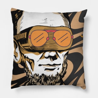 look at me design  face & glasses Pillow