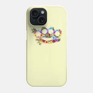 Floral Brass Knuckles Phone Case