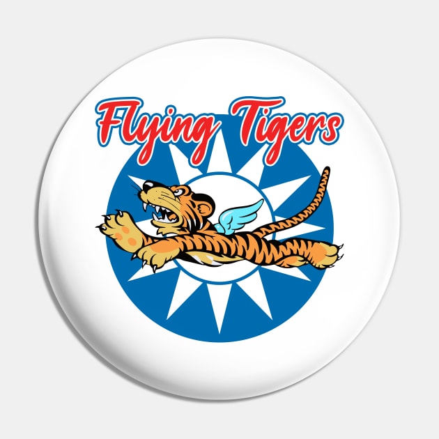 Flying Tigers WWII Insignia Pin by Mandra