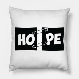 Hope, faith and Dream Motivational Design Pillow