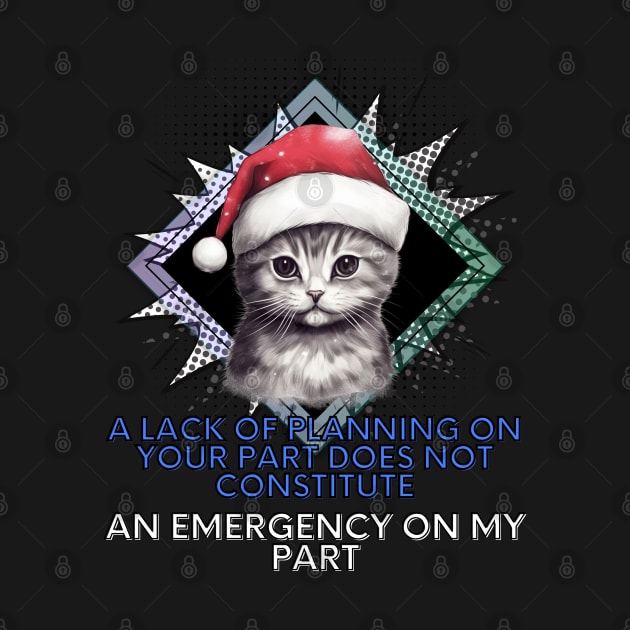 Sarcastic Christmas Cat Quote by MaystarUniverse