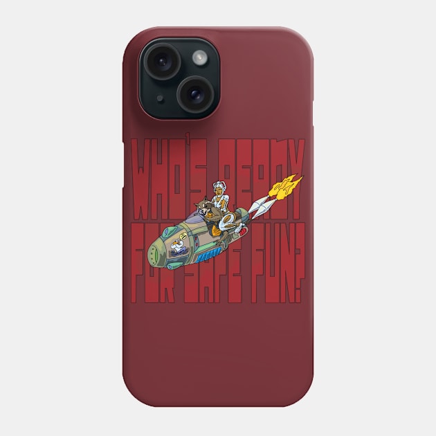 Space Brappin Phone Case by FullTuckBoogie