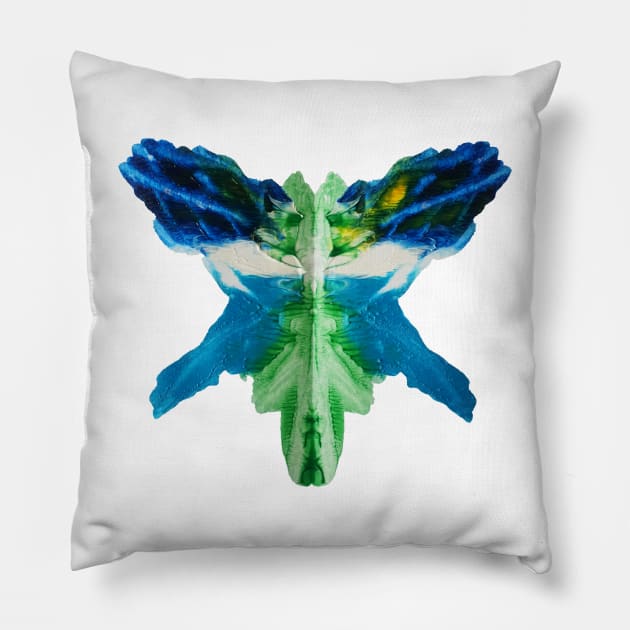 Butterfly Art - Unique Handicraft Design Pillow by Anavarna Project