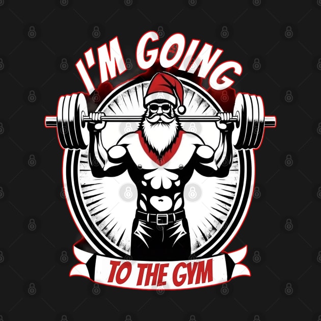 I'm Going To The Gym Merry Christmas Gift, Motivation, Xmas by Customo