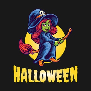 Halloween Cute Witch T-Shirt