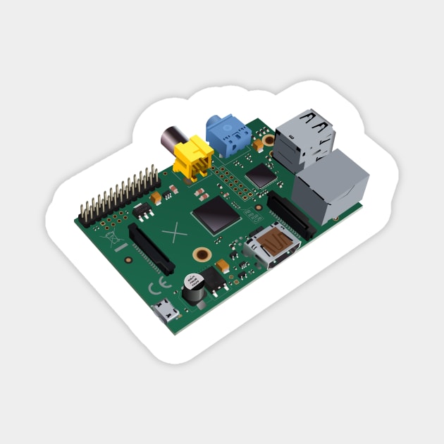 Raspberry Pi board Magnet by rayrayray90