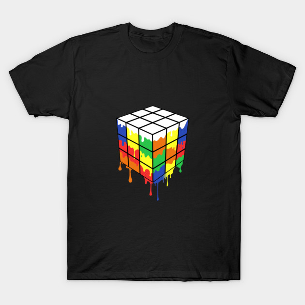 Rubik S Cube Painting Speedcubing T Shirt Teepublic De