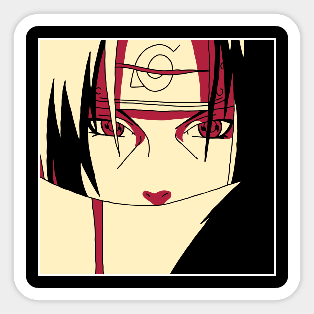 Itachi Uchiha Sharingan Itachi Uchiha Aufkleber Teepublic De