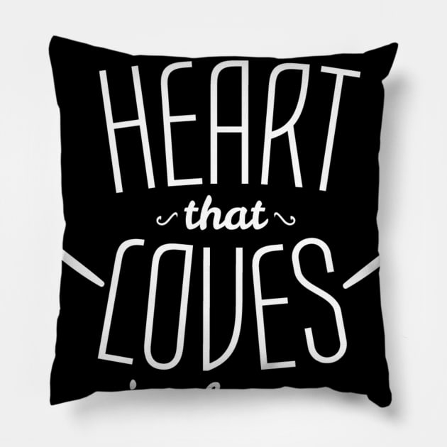 heart that loves is always young Pillow by ERRAMSHOP