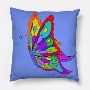 Side Flying Butterfly Pillow