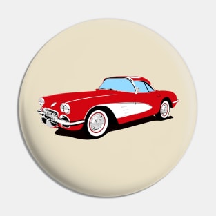 57 Corvette Pin