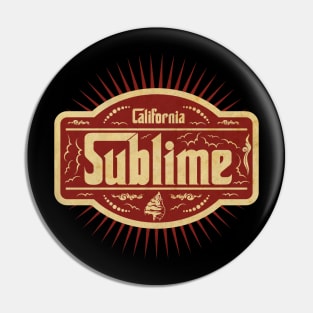 California Vintage Label Pin