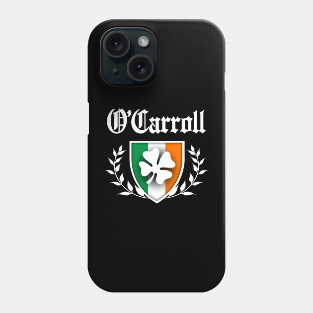 O'Carroll Shamrock Crest Phone Case by robotface