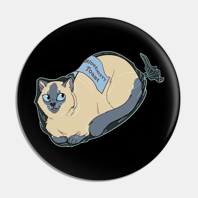 Catloaf: Blueberry Toast (Blue point Siamese) Pin by Quincely's Curiosity Shop