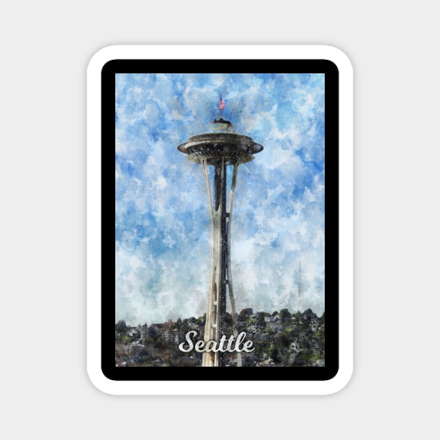 Seattle Magnet by Durro