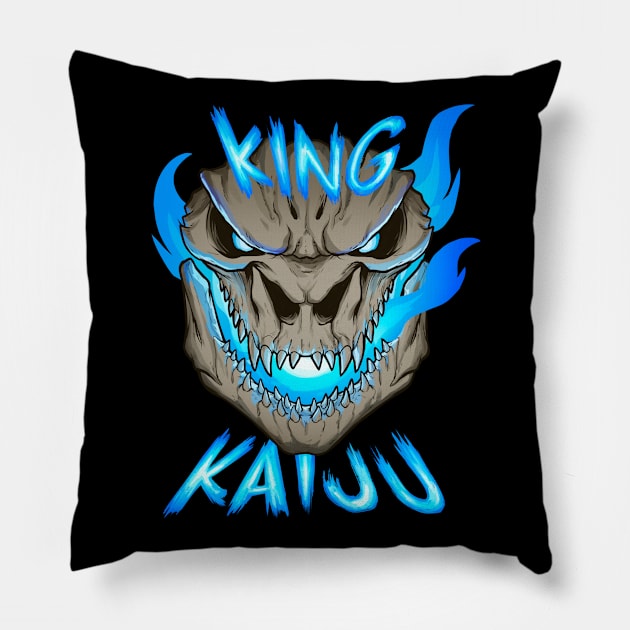 King Kaiju Pillow by juanotron