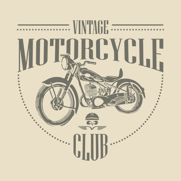 Vintage Motorcycle Club by Digster
