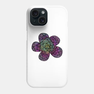 Rainbow flower Phone Case