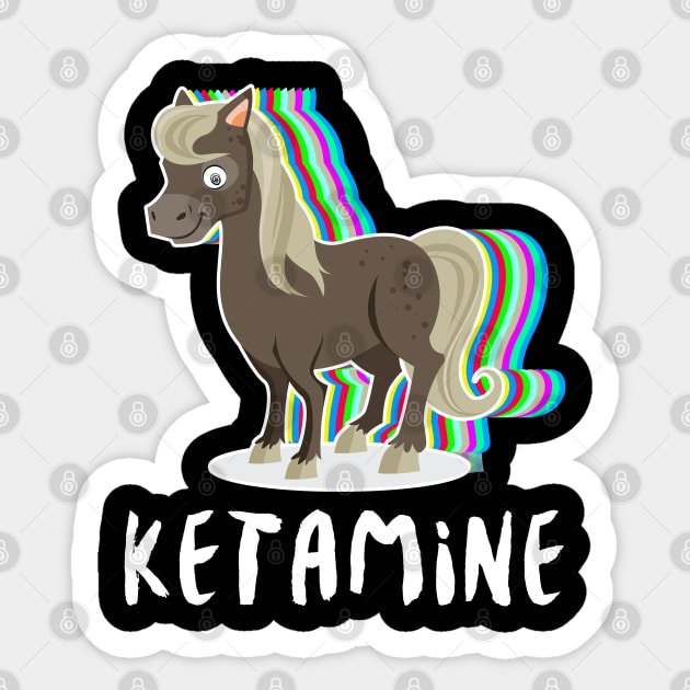 KETA Alien Funny Drug - Ketamin - Sticker