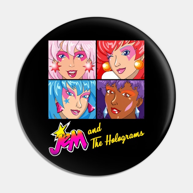 Jem And The Holograms Pin by Pittih