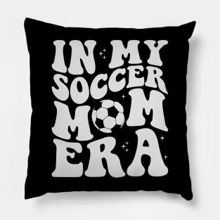 Retro Senior Soccer Mom Life Football In My Soccer Mom Era Pillow