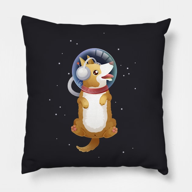 Laika Pillow by supermara