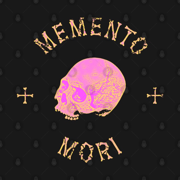 Vaporwave Memento Mori by IndieTeeshirt