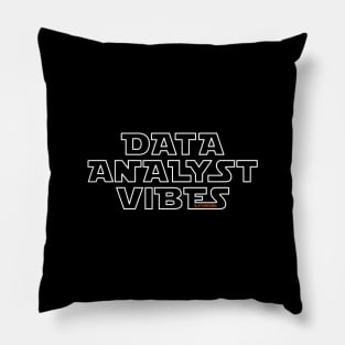 Data Analyst Vibes Pillow