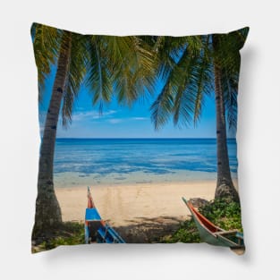 Panaraga Beach, Barobo, Surigao del Sur, Mindanao, Philippines Pillow