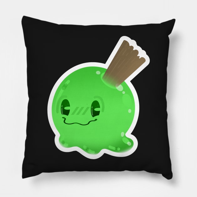 Slimecicle Simple Design Pillow by Snorg3