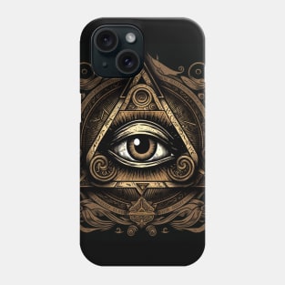 illuminati-inspired, eye Phone Case