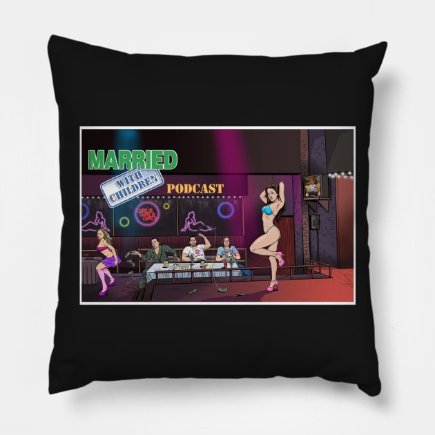 Married With Children Podcast Animated Shirt Pillow by Horrorphilia