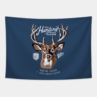 hunting season - deer hunting(dark shirt) Tapestry
