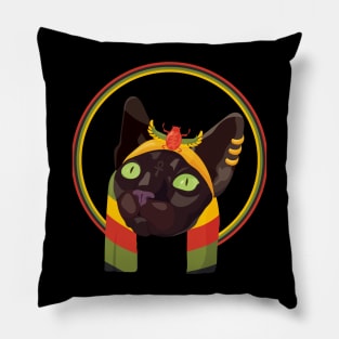 Pan African Cat Pillow