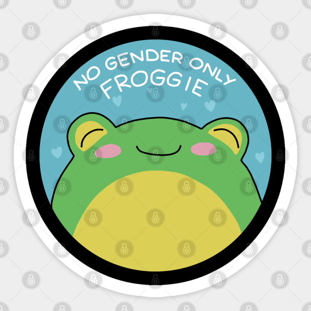 No Gender Only Froggie - Frog - Sticker