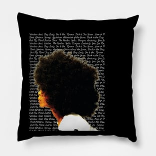 Erykah Badu and 20 Song List Pillow