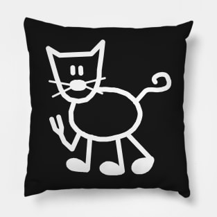 Rocker Cats Loves Metal Pillow