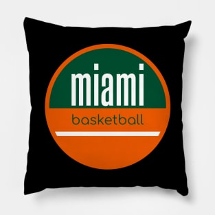 miami basketball Pillow