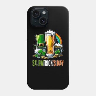 St Patricks Day, Luck O The Brew Phone Case