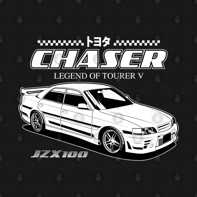 Chaser JZX100 (black) by squealtires