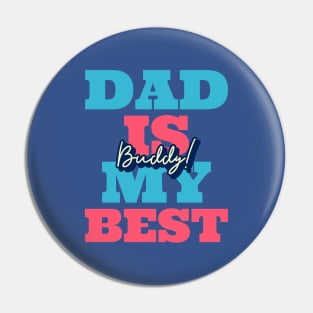 Dad Best Father Day Gift Pin