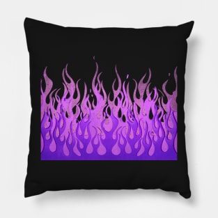 Purple Flames Pillow