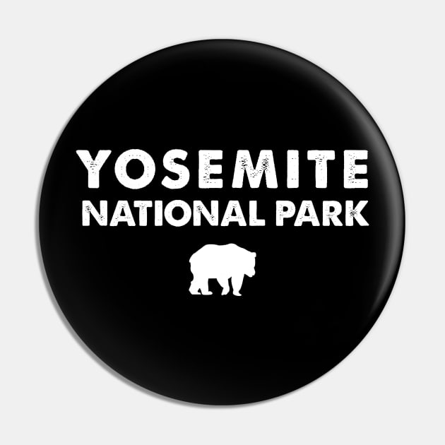 Yosemite National Park Retro Pin by roamfree