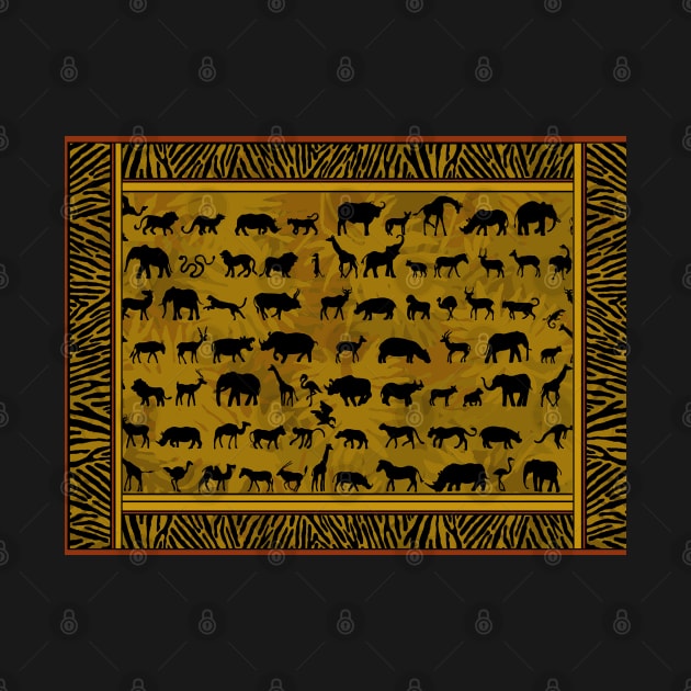 Wild African Animals by Zodiart