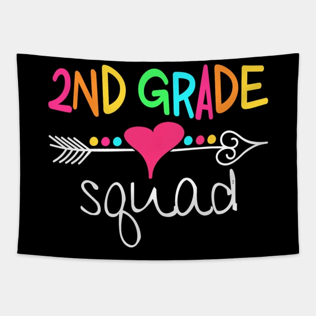 2nd Grade Squad Second Teacher Student Team Back To School Tapestry by torifd1rosie