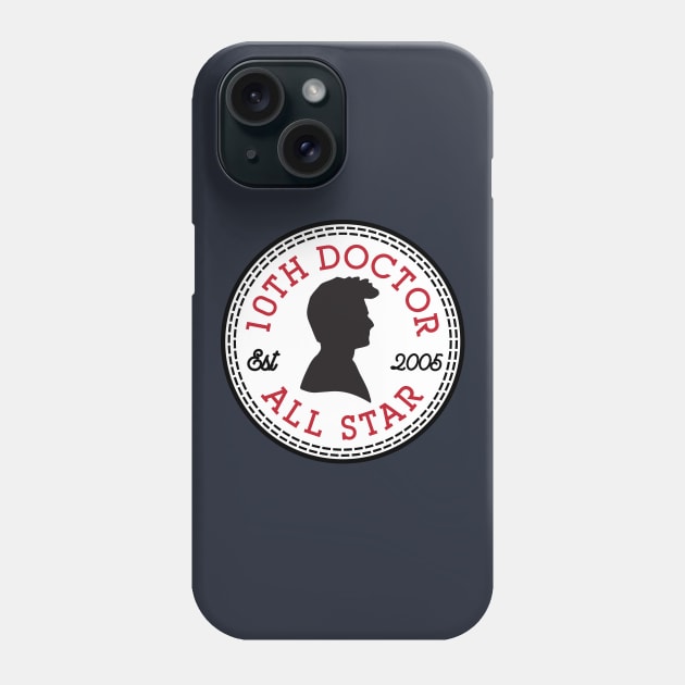 Converse All Star Tenth Doctor Who Phone Case by Rebus28